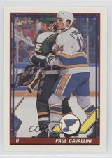 1991-92 O-Pee-Chee Paul Cavallini #328 0c4