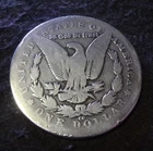 1890-CC Morgan Silver Dollar - Solid Good G details from the Carson City mint