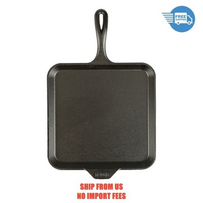 Lodge Seasoned Cast Iron 11'' Square Pre-Seasoned Griddle
