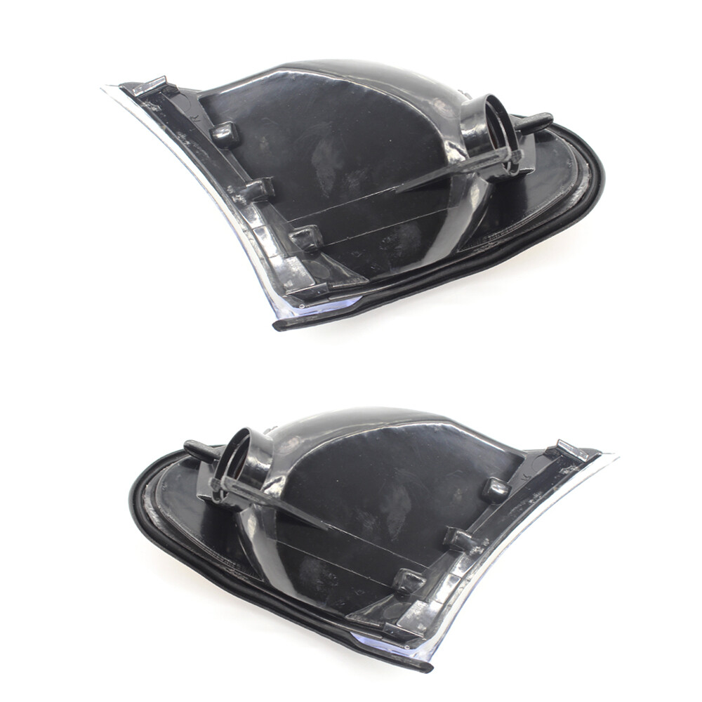 For 0205 BMW E46 3Series 4Dr Euro Corner LightsCrystal Clear W/Smoke