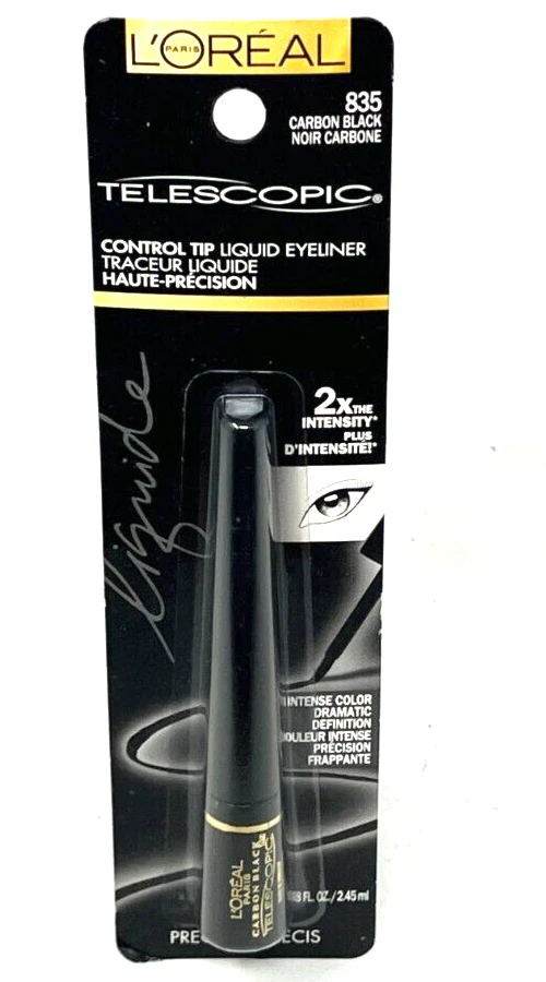 Loreal Telescopic Control Tip Liquid Eyeliner Sealed 835 - Carbon Black - Image 2 of 3