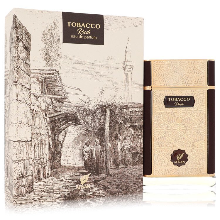 Afnan Tobacco Rush Eau De Parfum Spray (Unisex) By Afnan - 2.7 oz Afnan Tobacco Rush Eau De Parfum Spray (Unisex) By Afnan - 2.7 oz