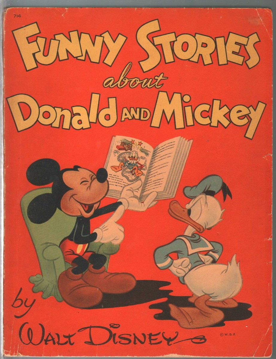 Funny Stories About Donald and Mickey #714 1945-Wal Disney-128