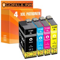 4 Patronen FüR Epson T1301-1304 Stylus Office Bx 525 Wd Bx 535WD Bx 625 Fwd