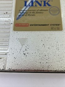 Zelda 2 The Adventure of Link (Nintendo NES-AL-USA 1985Gold Cartridge Japan Test