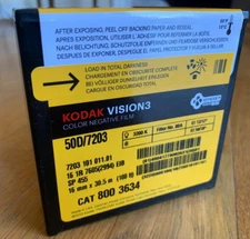 KODAK 50D 16mm Vision 3 #7203 Color Negative Film 100FT - NEW & FRESH -SEE VIDEO