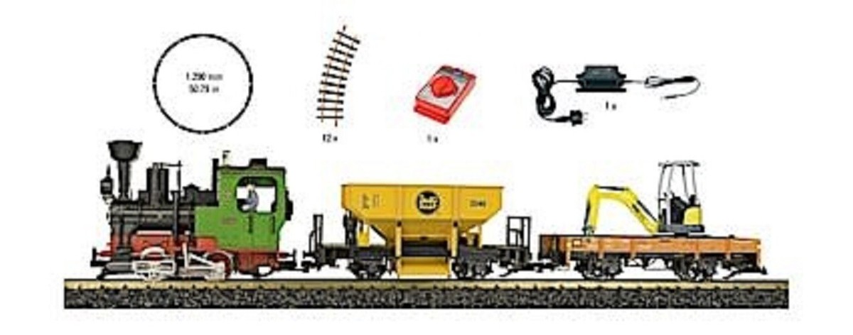LGB G STAINZ WORK FREIGHT STARTER SET & SOUNDS # 72403 | eBay