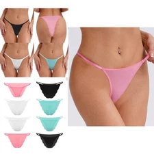 Womens Underwear Beach Micro Briefs Silky Knickers Low Rise Panties Seamless