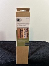 RELIABILT Pull Flush Barn Door Handleset 3614945 Matte Black 11.5" Long