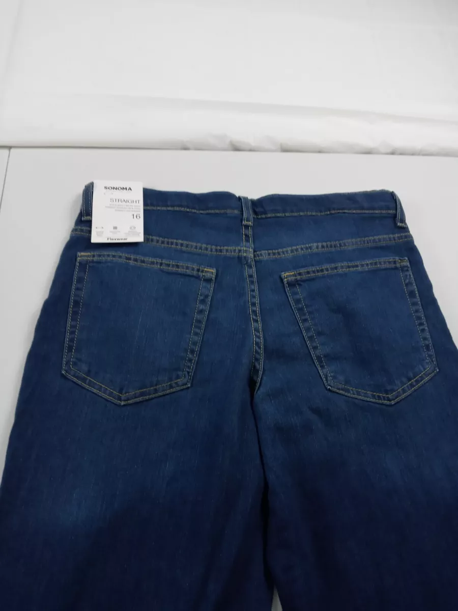 Sonoma Goods For Life Jeans Women Size 16 Waist 30 inches Straight