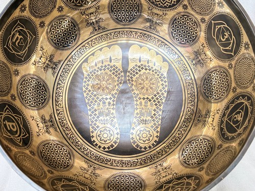 15-24" Diameter Extra large Healing Sound Standing Tibetan Singing Bowl-zen bowl - Picture 6 of 6