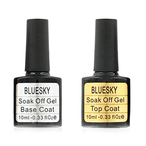 Bluesky Top and Base Coat UV/LED Gel Nail Polish 10ml Fast 1st Class Postage