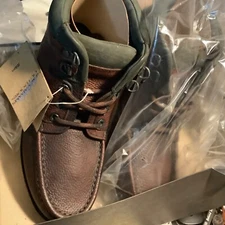 Stacy Adams 9M Sumner Brown Leather Hiking New Boots Oiled Leather.