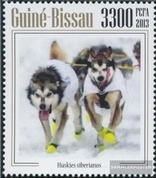 Timbres Guinée-bissau 2013 Mi 6832 neuf avec gomme originale 2013 Schlittenhunde - Photo 1/1