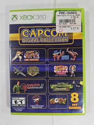 CAPCOM DIGITAL COLLECTION~ XBOX 360 ~ USED UNTESTED*