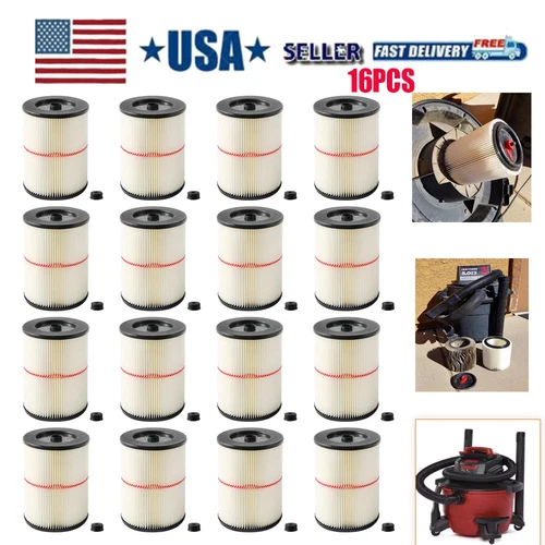 Ersatz Shop Vac Filter für Sears Craftsman 5+ 6 8 12 16 Gallonen. Nass Trockensauger - Bild 15 von 15