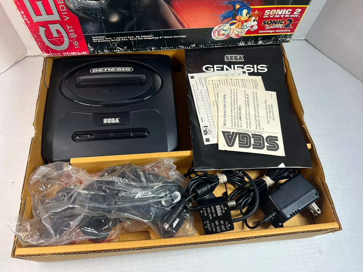 Sonic 2 Sega Genesis video game CIB nice condition