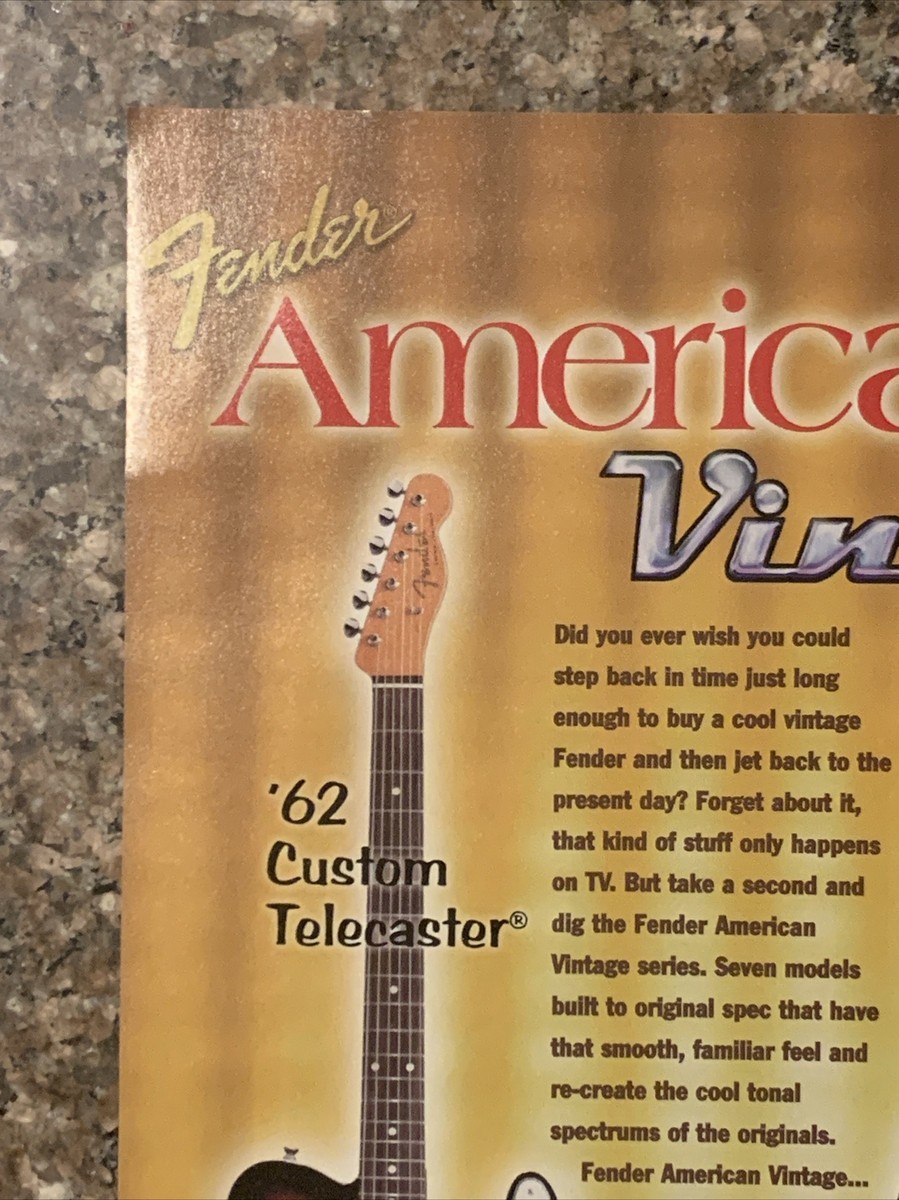 99年製 Fender American Vintage Telecaster Fender American Vintage '52 Telecaster 1990s | Reverb
