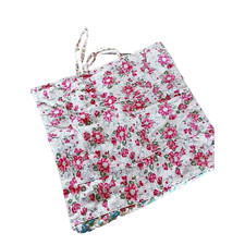 Vintage 40s Feedsack bag Floral Handmade bag Flowers Handmade lined bag