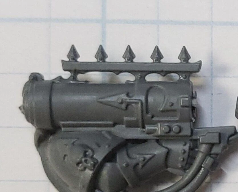 40k Chaos Space Marine Bits Legionary Engraved Traitor Missile Launcher #38 - Image 3 of 4