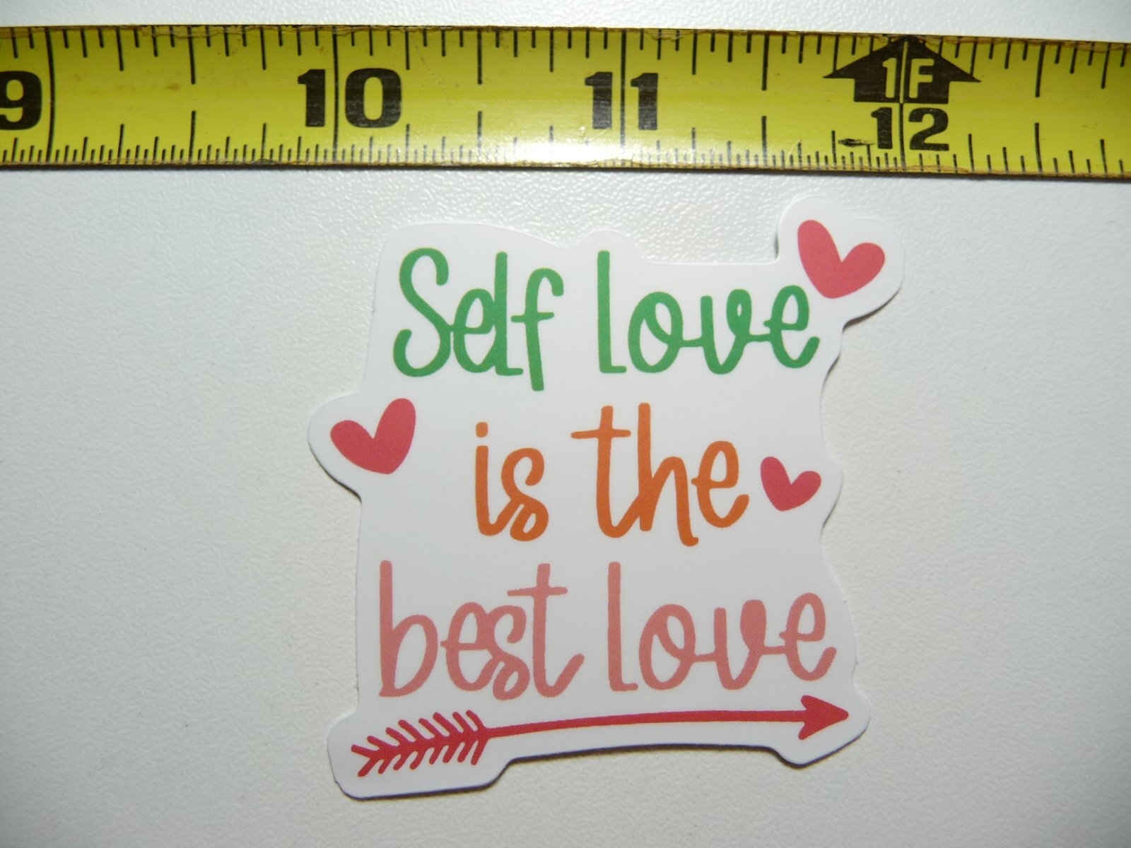 SELF LOVE IS THE BEST LOVE ARROW DECAL STICKER MOTIVATIONAL POSITIVE ATTITUDE