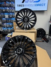 22 New Style Wheels Rims Fit Mercedes Benz S550 W222 W223 Maybach Gloss Black
