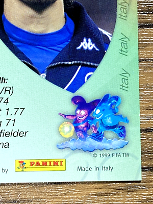 Free Shipping! Panini 2002 FIFA World Cup Card No.87 Damiano