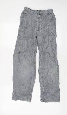 Marks and Spencer Mädchen Grau Baumwolle Caprihose Größe 10 Jahre L23 Normal 