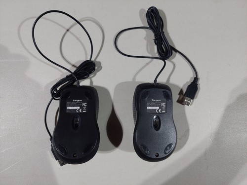 @Set of 2 Targus Optical Wired Mouse Black Model AMU660 Brand New Open Box Nice@ - Picture 4 of 6
