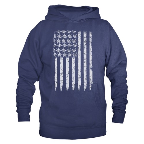 Sudadera con Capucha Weed Flag Pot Leaf Marihuana Cannabis Gráfico - Imagen 7 de 10