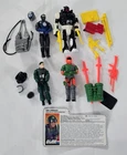 S-795 VINTAGE 1980/90'S HASBRO GI JOE FIGURES FLAK VIPER THUNDERWING BATS ETC