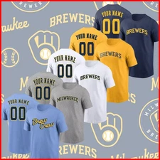 FASTSHIP - Personalized Milwaukee Brewers Name & Number Custom 2025 Fanmade