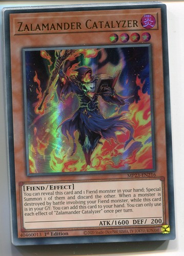Yu-Gi-Oh! Zalamander Catalyzer Ultra Rare englisch MP23-EN216 Katalysator