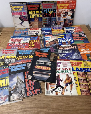 #ad #ad Lot of 24 Vintage Consumer Reports Magazines Early 90s 1990s Nostalgia Ads $34.99