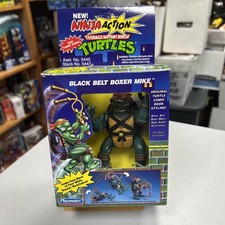 Black Belt Boxer Mike Ninja Action TMNT 1993 Playmates Figure NEW MISB SEALED
