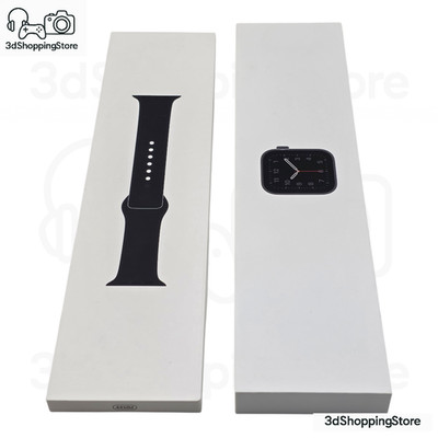 Apple Watch SE 44mm Space Gray Aluminium Black Sport Band mit OVP
