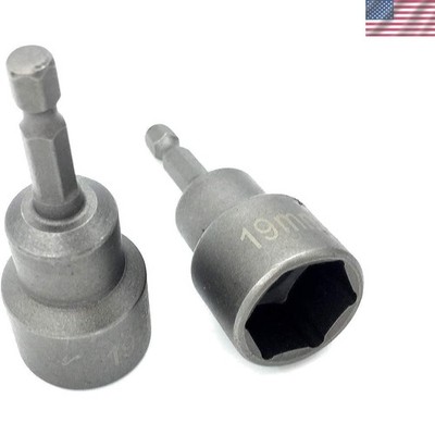 2pc Leveling Scissor rv-Jacks Socket Drill Adapter With 1/4 Quick Connect Hex...