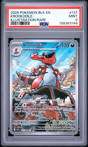 Krookodile graded PSA 9 for sale on eBay