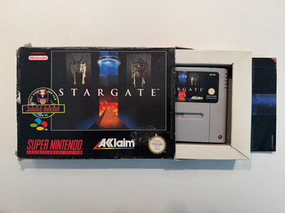 SNES Stargate CIB | Super Nintendo | OVP + Anleitung + Inlay | PAL Version...
