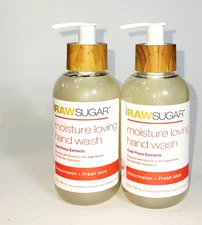 RAW SUGAR MOISTURE LOVING HAND WASH Watermelon & Fresh Mint (Pack 2)
