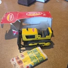 Vtg Tonka U.S.A. Yellow and Black  Bulldozer Tractor