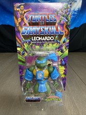 Masters of the Universe Origins Turtles of Grayskull Leonardo New Unpunched