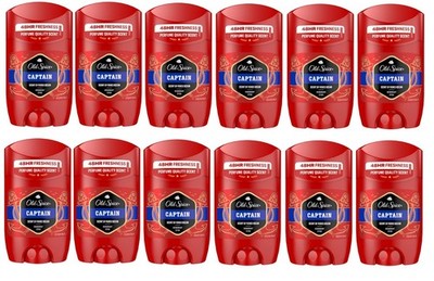 12x Old Spice Captain Deodorant Solid Stick For Men 12x50ml EU VERSION