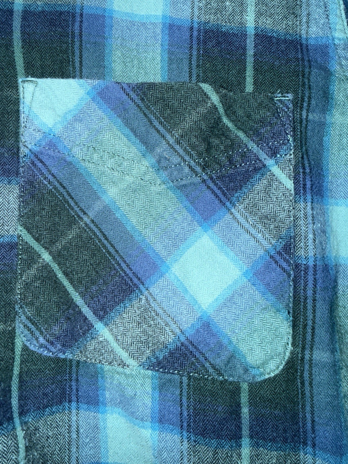 Eddie Bauer Plaid Chris Stapleton Women LG Handmade Unique George Strait Green image 5