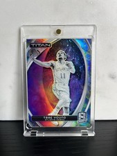 2023-24 Panini Spectra - Trae Young Titan /8 Neon Splatter Prizm #12 Hawks