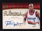 2007-08 UD Premier Premier Penmanship Gold 1/1 Jarrett Jack #PEN-JJ Auto