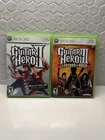Guitar Hero 2 and Guitar Hero 3 (Xbox 360) 2 Game Lot CIB w/ Manuals