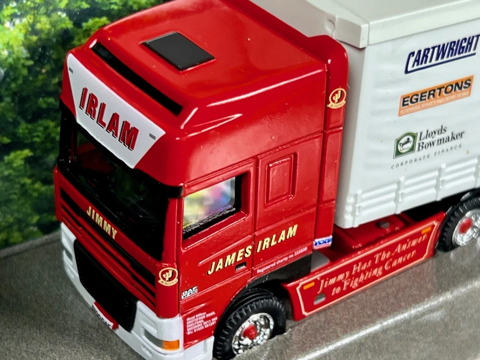 Corgi 1/64 cc87003 James Irlam Leyland Daf 95 Curtainside Die-Cast Truck Boxed - Image 2 of 4
