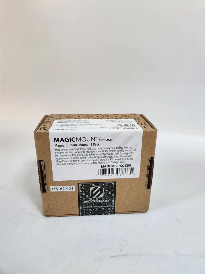 Scosche MAGFM-2PXCES0 MagicMount Flush Magnetic Car Mount, 2 Pack, Black  - Image 2 of 4