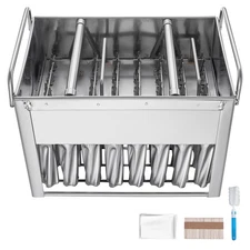 Commercial Popsicle Moulds 40PCS Cylindrical Ice Pop Mould Stainless Steel